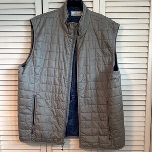 Men's Gray Puffer Vest
